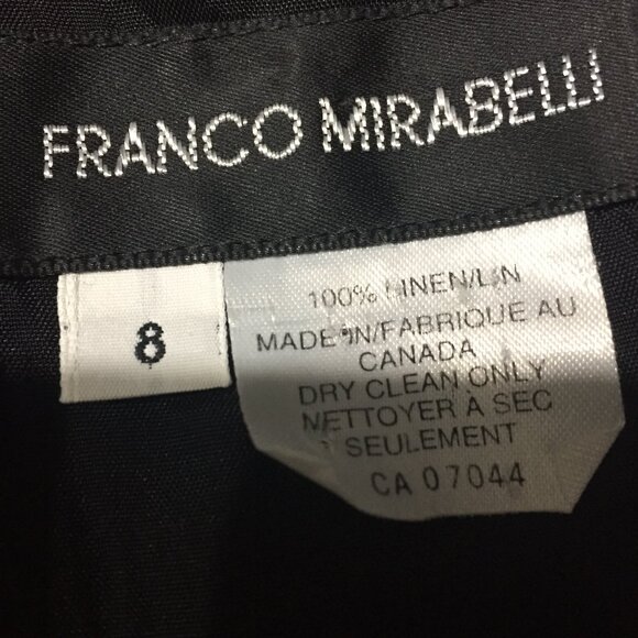 VINTAGE FRANCO MIRABELLI LINEN JACKETS SIZE 8 - Picture 7 of 7